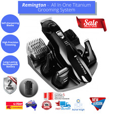 Remington Mens Beard Shaver Hair Clipper Trimmer Body Grooming Cordless Electric