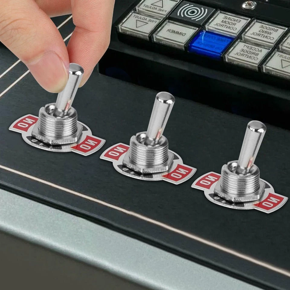 3X 3 Position 6Pin Toggle Switch Heavy Duty 20A 125V/15A 250V DPDT (ON)-OFF-(ON) - Image 4 of 4