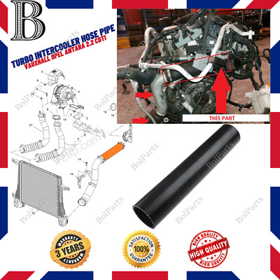 Turbo Intercooler Hose Pipe for Vauxhall/Opel Antara Chevrolet Captiva ...