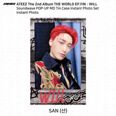 Album ATEEZ - The World EP.FIN : Will (Version Z) - CD + Photos + Cartes Collectibles