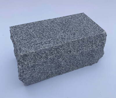 Granite Custom Engraved Footstone Cemetery Funeral Gray 4x8x4''