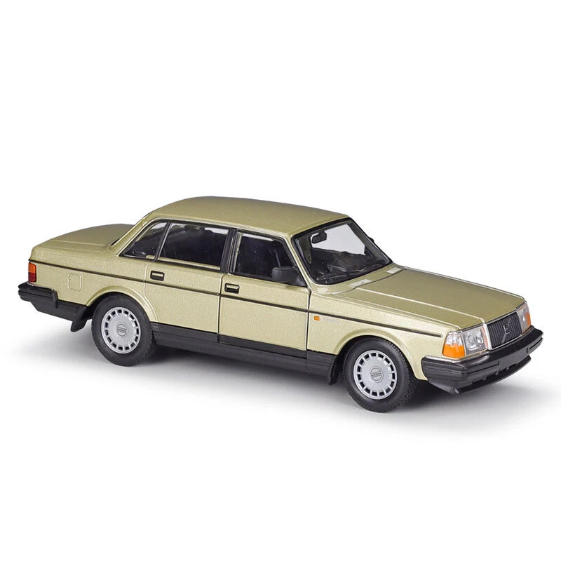 1:24 Scale 240 GL Model Car Diecast Toy Cars 2 Doors Hood Open Collection Gold - Image 3 of 4
