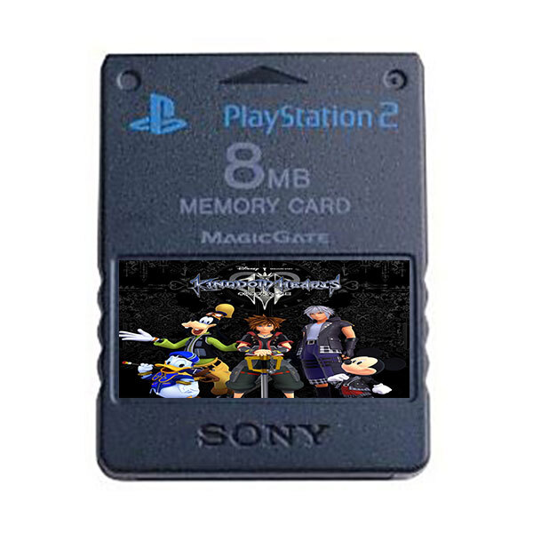 Kingdom Hearts I II Chain of Memories Save Collection PS2