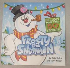 Frosty The Snowman-Book With Stickers-PLEASE Read Description