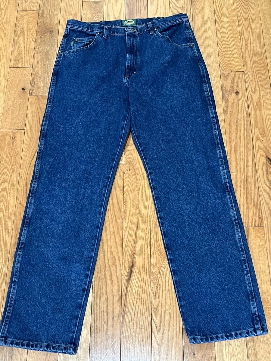 CABELA'S Men's 36x34 Dark Blue Denim Jeans 905099D