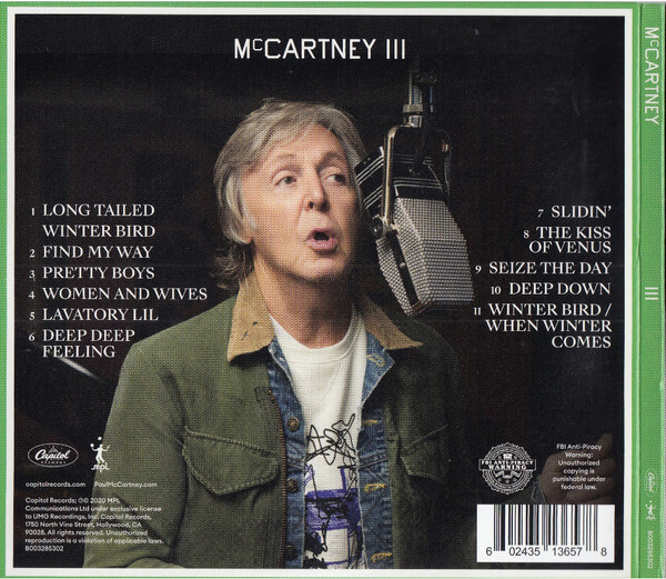 【新品】McCARTNEY III REDポールマッカトニー 赤 CDボックス McCartney III [Deluxe Edition White CD] [輸入盤][UNIVERSAL