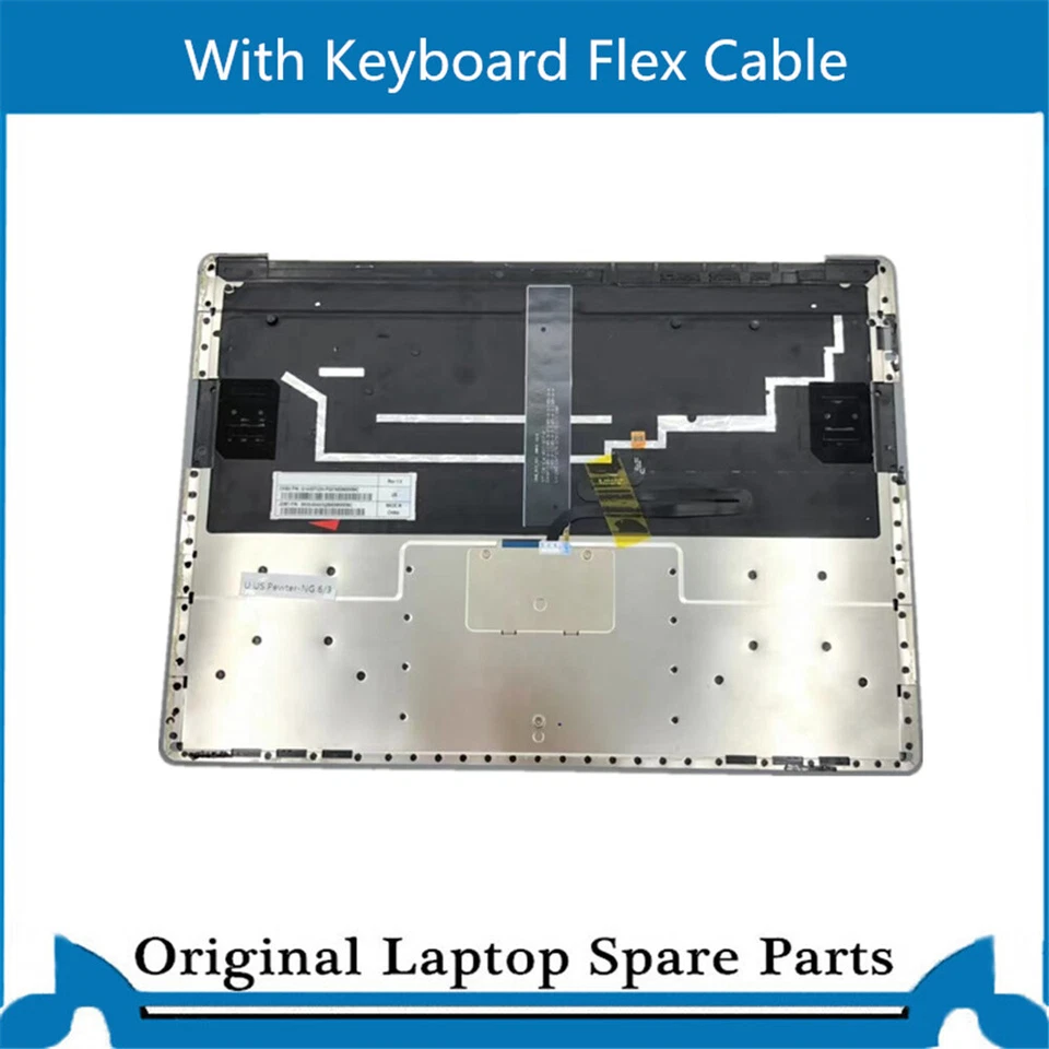 For Microsoft Surface Laptop 1 2 1782 1769 Topcase Assembly Keyboard w/Trackpad - Image 2 of 4
