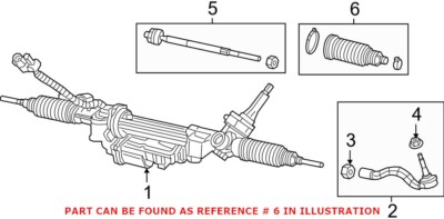 Genuine OEM Rack and Pinion Bellows Kit for Jeep 68303628AB eBay
