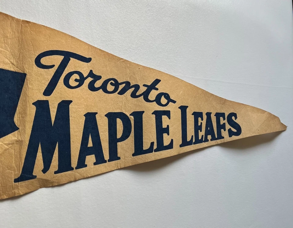 Vintage Toronto Maple Leafs NHL Ice Hockey 1970's Pennant - Image 2 of 4