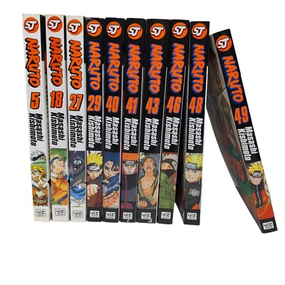 英語版　ナルト　NARUTO　27冊セット Naruto Manga Paperback Book Set Viz Media 5,18,27,29,40,41,43,46