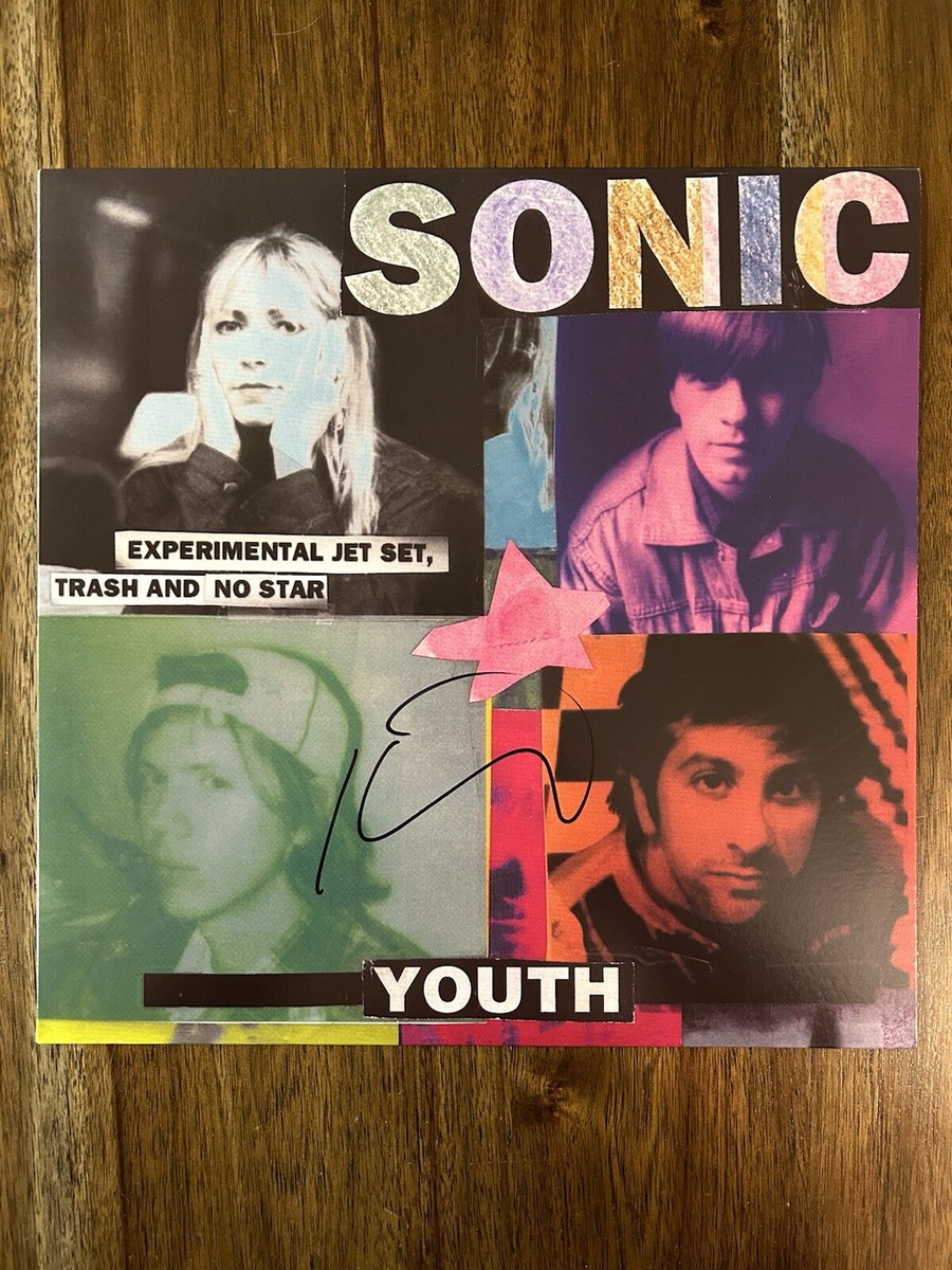 Kim Gordon 'Sonic Youth' Signed Vinyl Album 'Experimental Jet Set