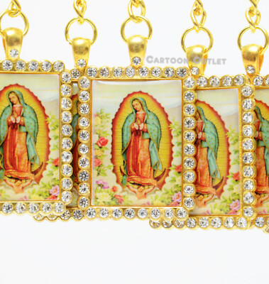BigPig 12 Pcs Virgen De Guadalupe Statues Recuerdos De