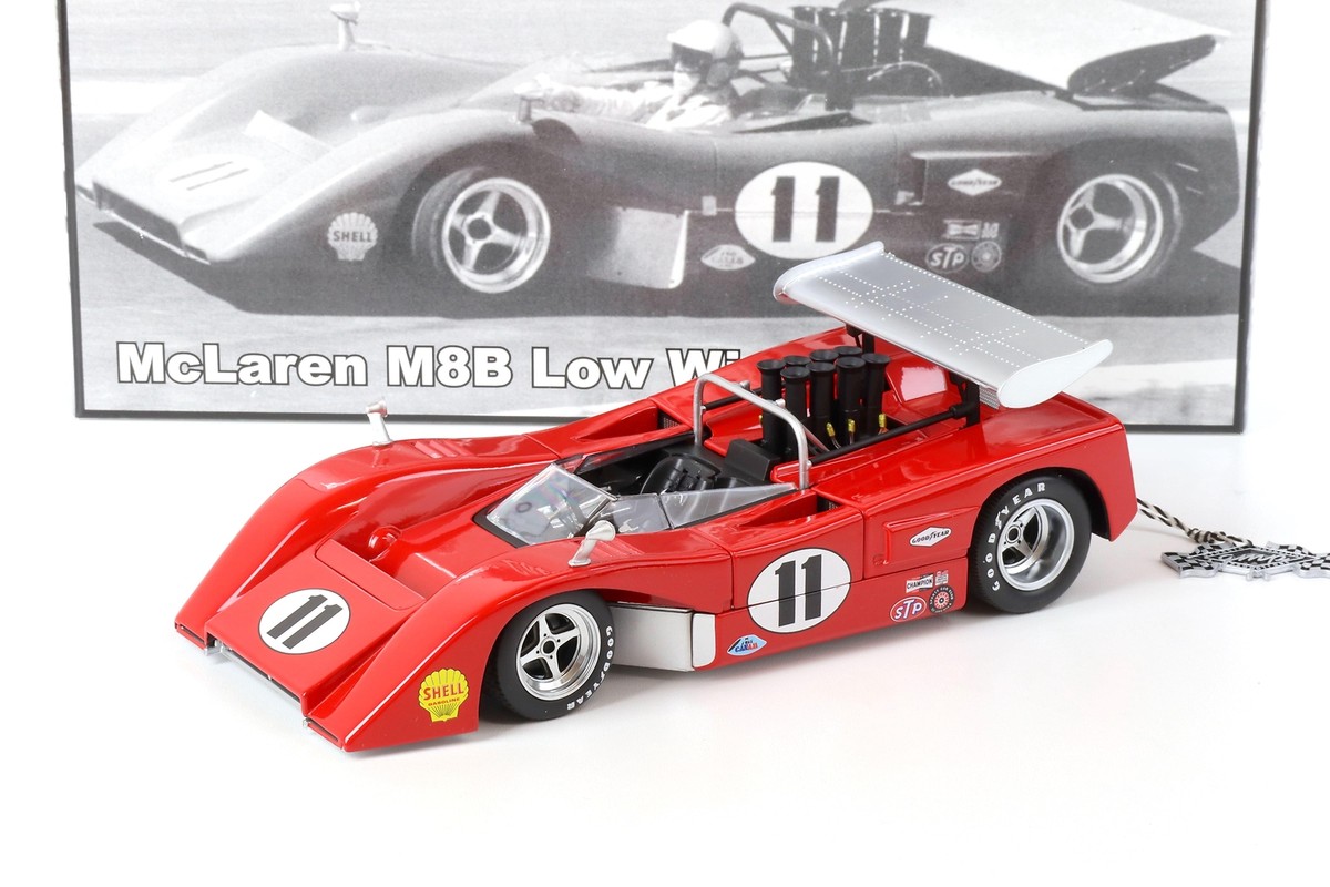 国内未入荷 1/18 GMP マクラーレン M8B 1970 Can-Am 1:18 GMP McLaren M8B Low Wing CanAm Lothar Motschenbacher