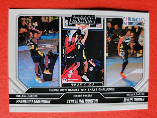 Tyrese Haliburton All-star Game Card #d1/153 2024 Mathurin Myles Indiana Pacers