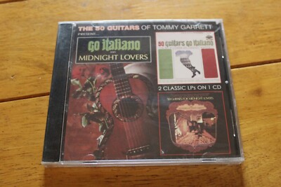 50 GUITARS OF TOMMY GARRETT ''GO ITALIANO AND MIDNIGHT LOVERS'' CD [NEW SEALED]