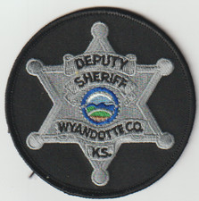 Wyandotte County KS Sheriff obsolete patch shipped from Australia