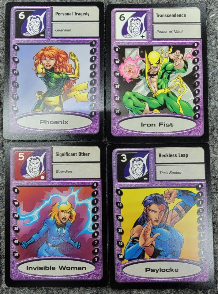 Marvel Super Heroes Adventure Game Saga Games Rules 100 Cards - Image 4 of 4