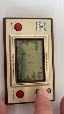Nintendo Game & Watch Parachute PR-21 1981 Vintage Hand Held LCD