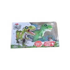 ZURU Robo Alive Attacking T-Rex Electronic Battery Operated Toy Green 7127 2023