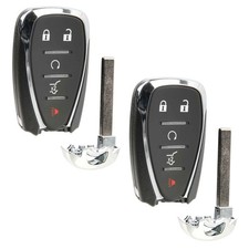 2 Remote Keyless Entry Fob Replacement Key Blade For Chevrolet 5b Suv Hyq4aa