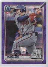 2020 Bowman Chrome Sapphire Edition Purple 15/20 Shea Langeliers #BCP-21 1j8k