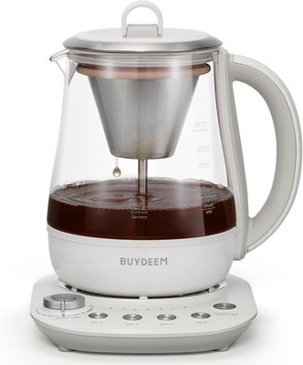 K156 Tea Maker, Electric Kettle for Coffee and Tea Brewer, 6 Brew Strength