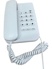 Simple Value Argos Spirit 100 Corded Telephone White Home Phone