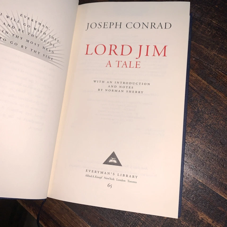 Lord Jim by Joseph Conrad - Everyman's - Very Good - Image 4 of 4