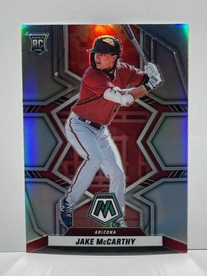 2022 Panini Mosaic #203 Jake McCarthy Silver Prizm