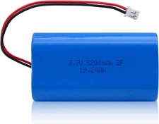 3.7V 5200mah-19.24Wh Rechargeable Battery Pack Lithium Ion Batteries with... 
