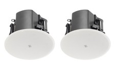 2 JBL Control 412C/T 3" Commercial 70v/8-ohm Ceiling Speakers For Restaurant/Bar