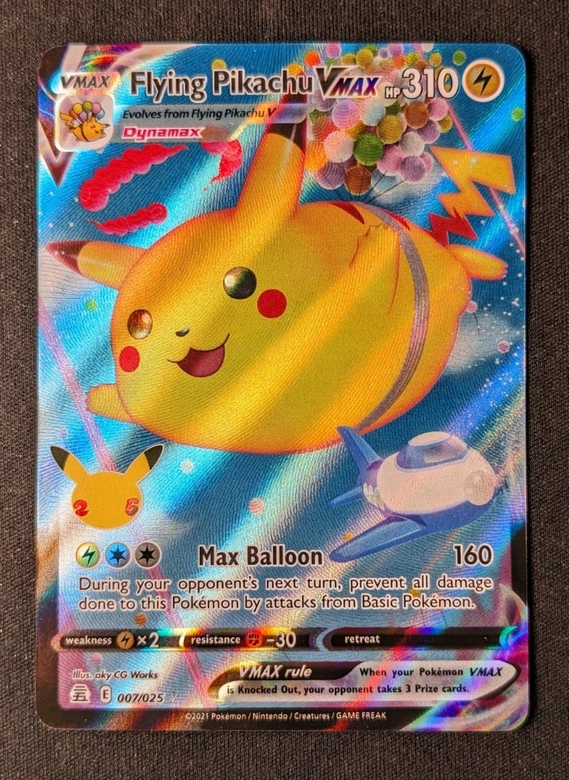Flying Pikachu VMAX - 7/25 - Ultra Rare Celebrations - Pokemon - NM