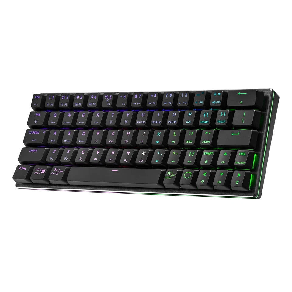 SK622 60% Wireless Bluetooth Space Gray Mechanical Low Profile Gaming Keyboar... - Image 3 of 4