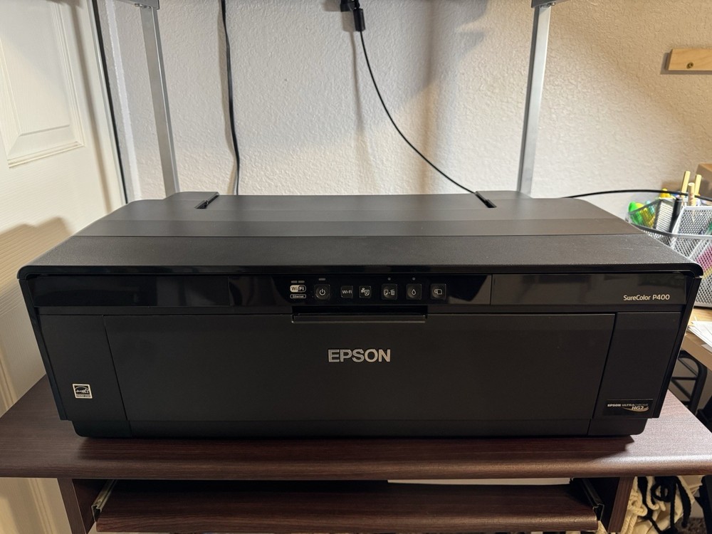 Epson SureColor P400 Photo Printer - Prints w/ Minor Nozzle Clog—Extras, New Ink