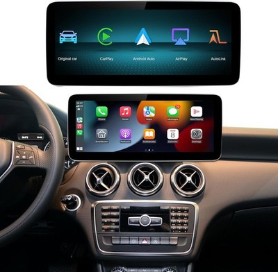 12,3'' Autoradio Linux GPS Carplay Navi Für Mercedes Benz C GLC W205 2015-2018
