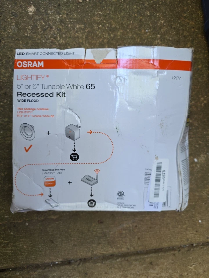 Osram Sylvania Lightify LED Smart Connected Light Tunable White 65W Recessed - Image 2 of 2