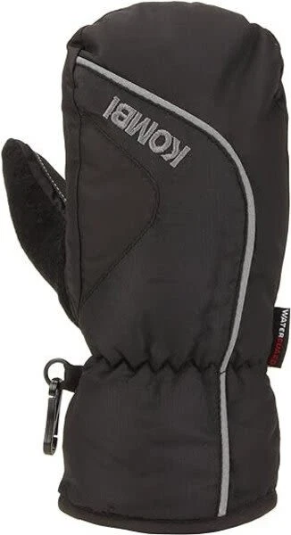 Kombi Slopestyle Kid's Mittens, Black, Large