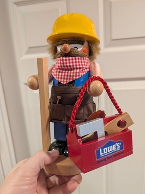 Rare New Steinbach 10'' Nutcracker Chubby Handyman S1332 Made In Germany 