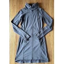 Lole Heather Gray Cowl Turtleneck Sweater Dress Size XSmall