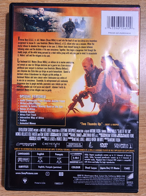 Tears of the Sun (DVD, 2003, Special, Bilingual) Bruce Willis