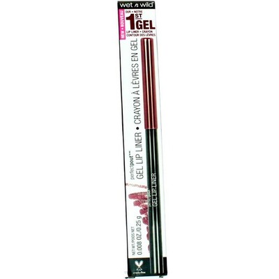 2 Pack Wet n Wild PerfectPout Gel Lip Liner, Plum Together 657A, 0.008 oz