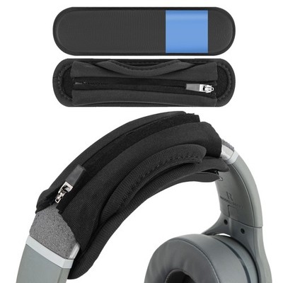 Geekria Headphones Headband Cover for Skullcandy, Bose, JBL, Sony (Black)