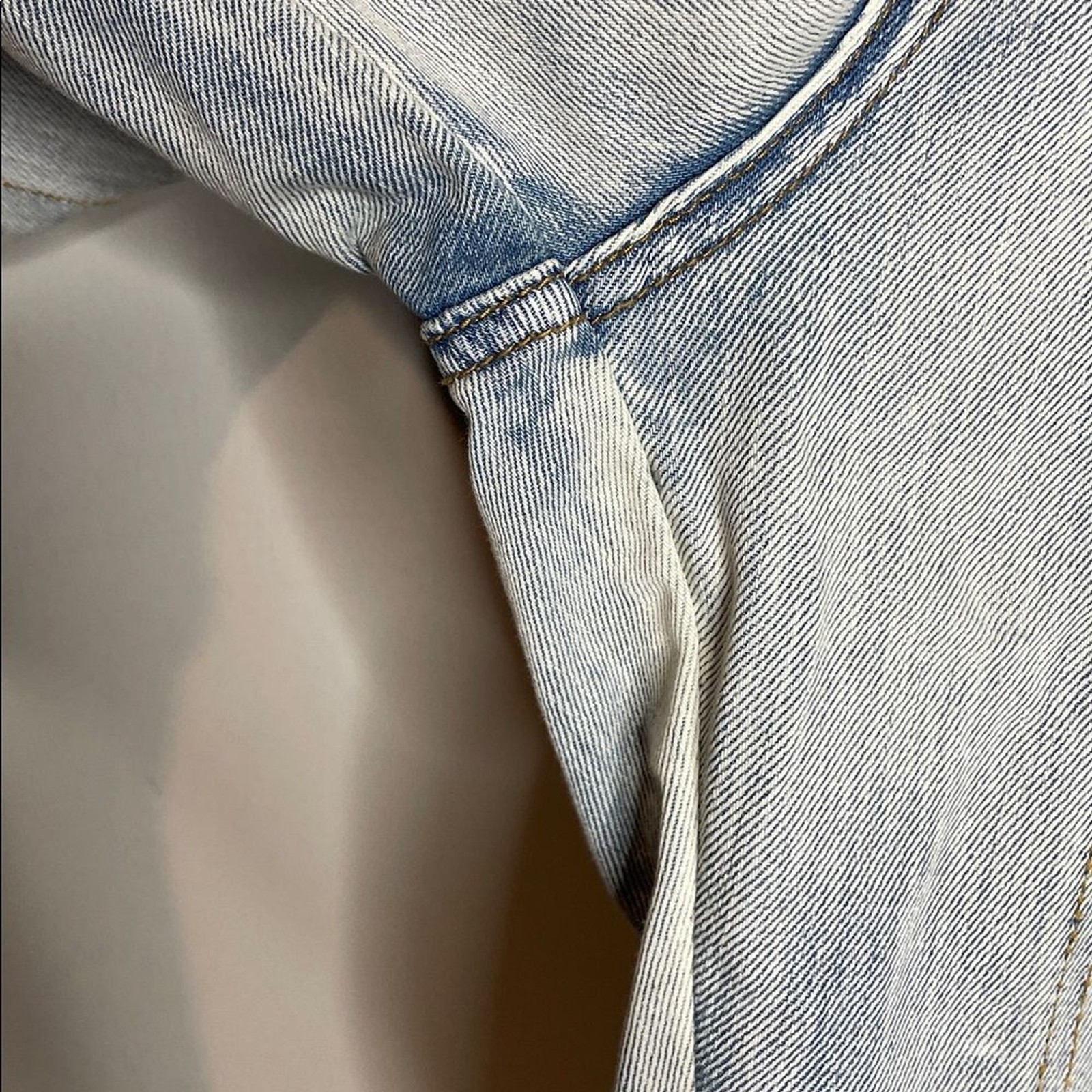 POL Women’s Patchwork Boho Ankle-Length Denim Siz… - image 4