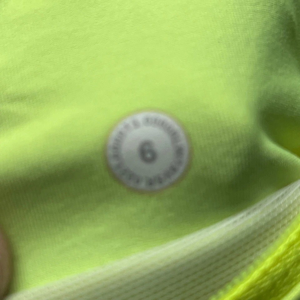 Pantalones Cortos Deportivos Lululemon Speed Up 2.5" Talla 6 Amarillo Neón para Correr Foto 4 de 4