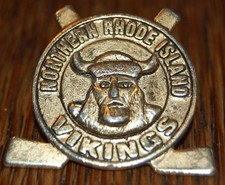 VINTAGE NORTHERN RHODE ISLAND VIKINGS YOUTH HOCKEY TEAM UNIFORM SHIRT PIN