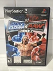 WWE SmackDown vs. Raw 2007 (Sony PlayStation 2, 2006) CIB Tested Working