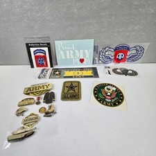 U S Army Airborne Scrapbook Stickers, Car Decals, Patch  Resin Boot Ornament