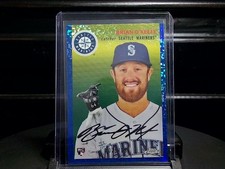 2023 Topps Chrome Platinum Brian O'Keefe Blue Mini-Diamond Refractor /199 RC