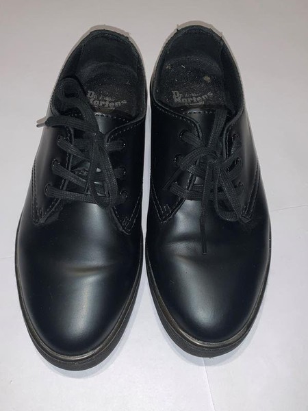 Women Dr. Martens Heels Black Leather 35.5 #3KST