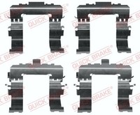 Quick Brake ZubehöRsatz Scheibenbremsbelag 109-0020 FüR Ford Mondeo BA7 4 Tdci 5